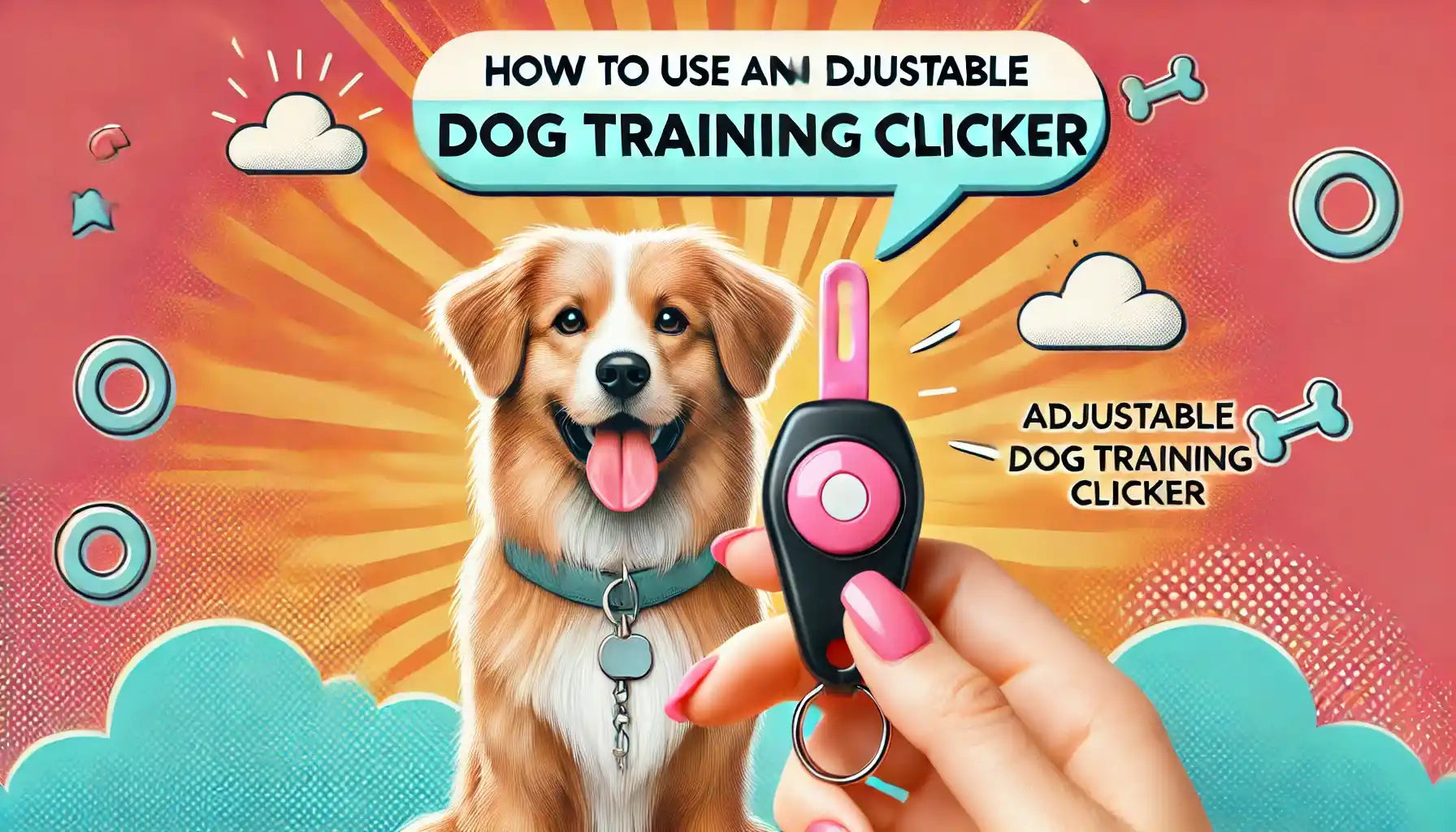 How to Use an Adjustable Dog Training Clicker Effectively – Poochi Paws