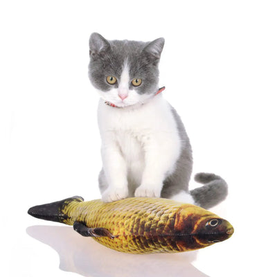 Plush Fish Cat Toy Alidrop