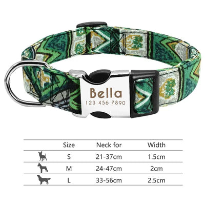Personalized Reflective Dog Collar - Poochi Paws