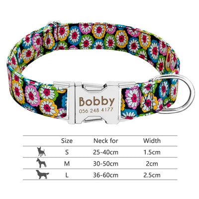 Personalized Reflective Dog Collar - Poochi Paws