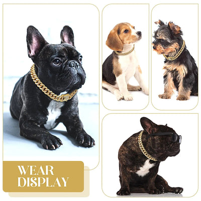 Diamond Cuban Pet Collar Alidrop