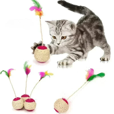 Interactive Cat Scratching Ball Alidrop