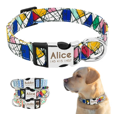 Personalized Reflective Dog Collar - Poochi Paws
