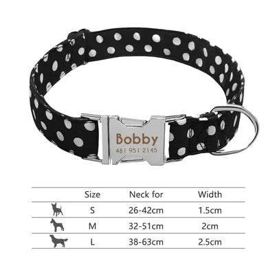 Personalized Reflective Dog Collar - Poochi Paws