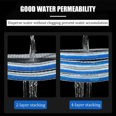 8-Layer Reusable Aquarium Filter Sponge Pad AliExpress