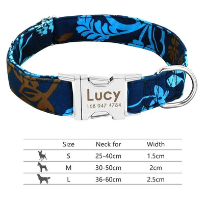 Personalized Reflective Dog Collar - Poochi Paws