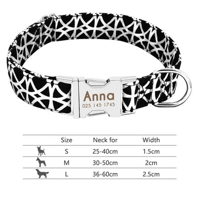 Personalized Reflective Dog Collar - Poochi Paws