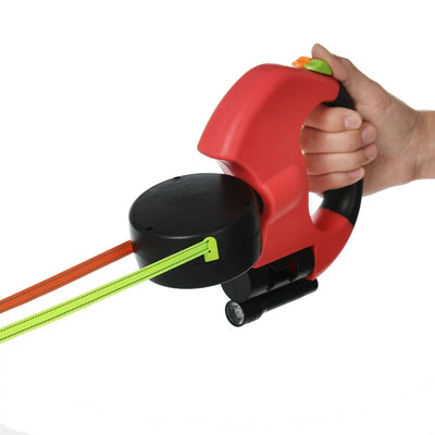 Retractable Reflective Dual Dog Leash with Lights AliExpress