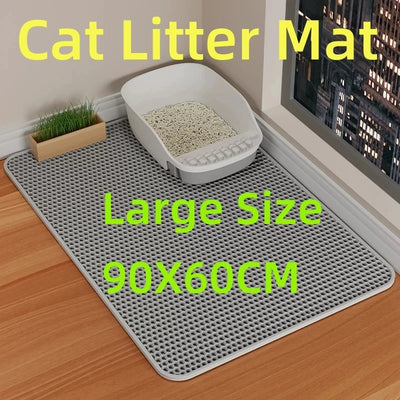 Waterproof Double-Layer Cat Litter Mat 90x60CM AliExpress