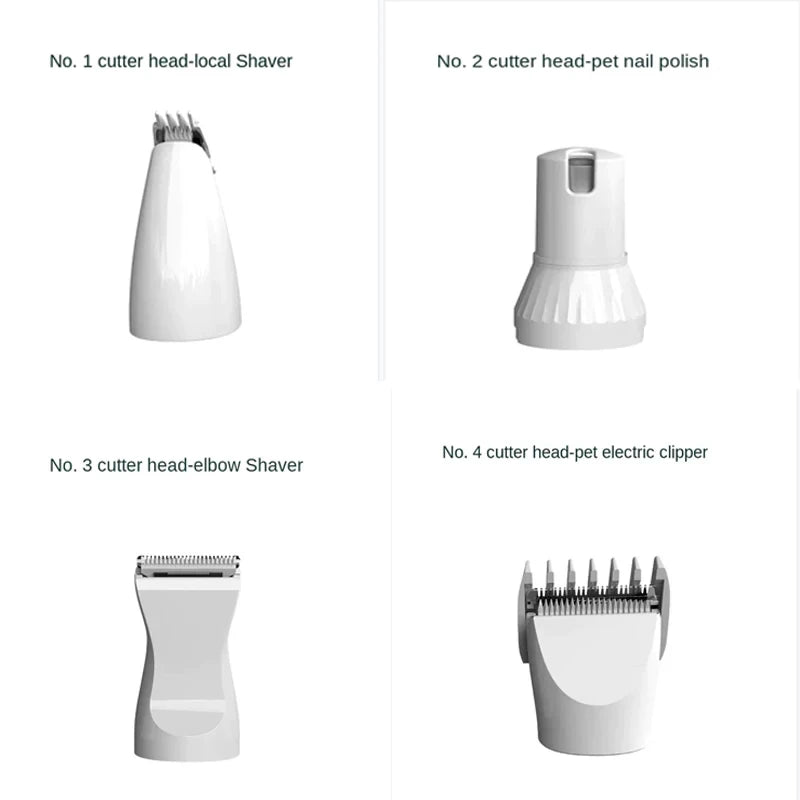 4-in-1 Pet Grooming Clippers Set AliExpress