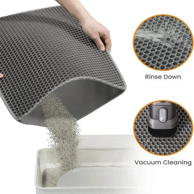 Waterproof Double-Layer Cat Litter Mat 90x60CM AliExpress