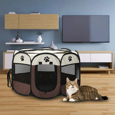 Portable Foldable Pet Tent Kennel for Dogs and Cats AliExpress