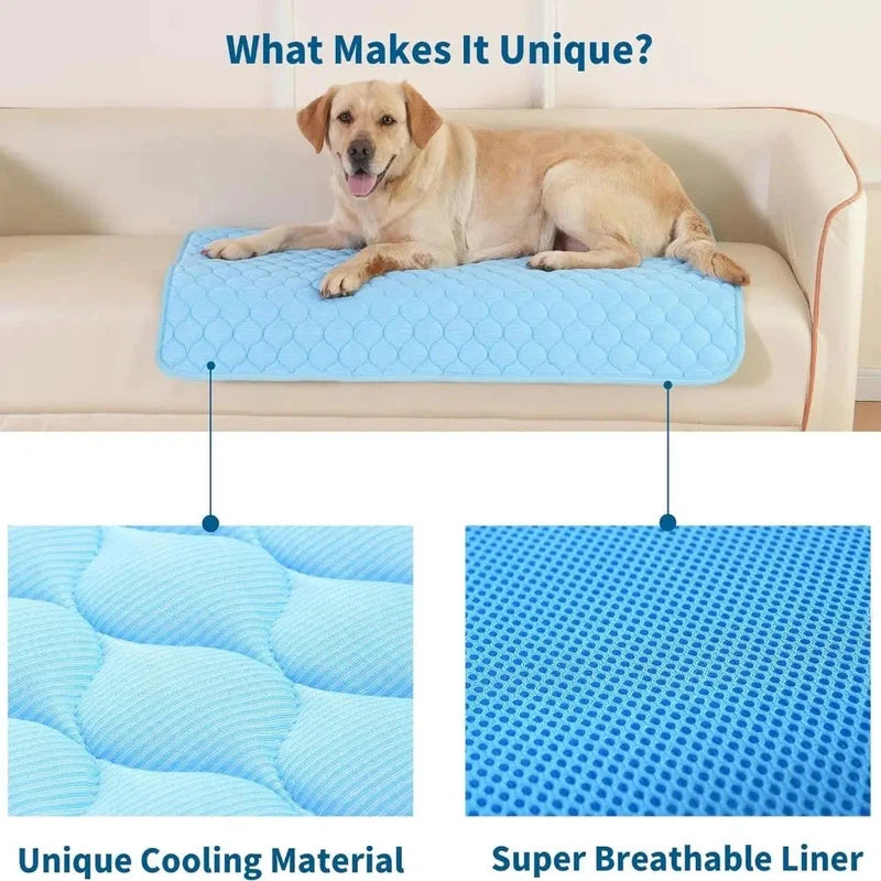 Cooling Pet Mat – Ice Silk Summer Bed for Pets AliExpress