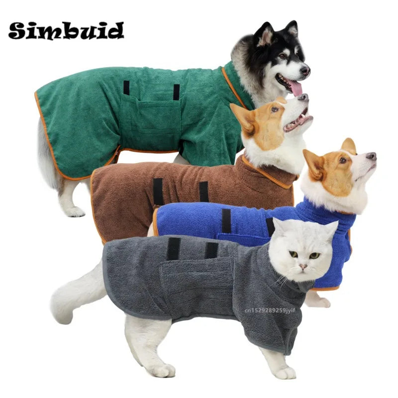 Quick Drying Dog Bathrobe for Easy Clean Ups AliExpress
