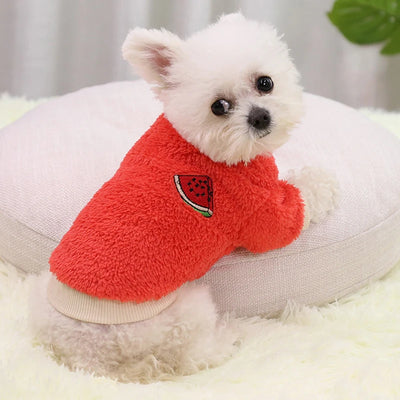Cute Fruit Pattern Winter Vest for Small Dogs AliExpress