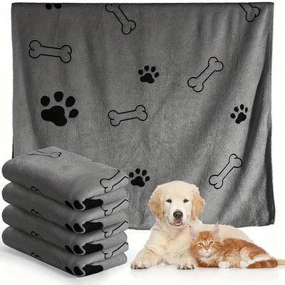 Quick-Dry Pet Towel - Poochi Paws