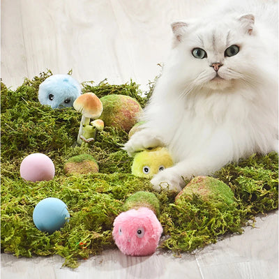 Smart Catnip Squeak Ball – Interactive Cat Toy AliExpress