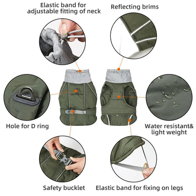 Luxury Winter Dog Jacket for Small & Large Dogs AliExpress