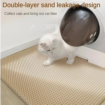Waterproof Double-Layer Cat Litter Mat 90x60CM AliExpress