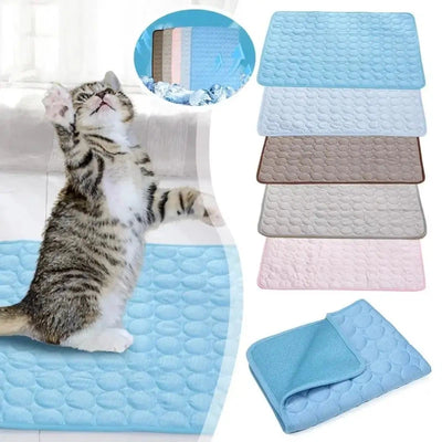 Cooling Pet Mat – Ice Silk Summer Bed for Pets AliExpress