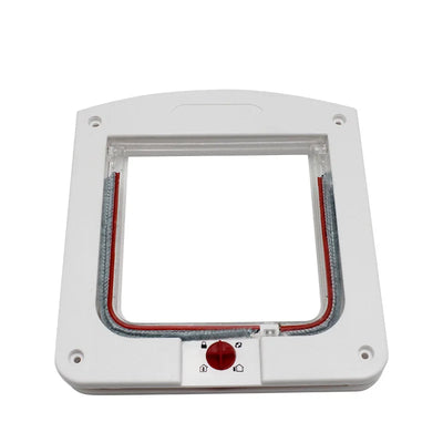 4-Way Lock Cat Flap Door with Security Gate AliExpress