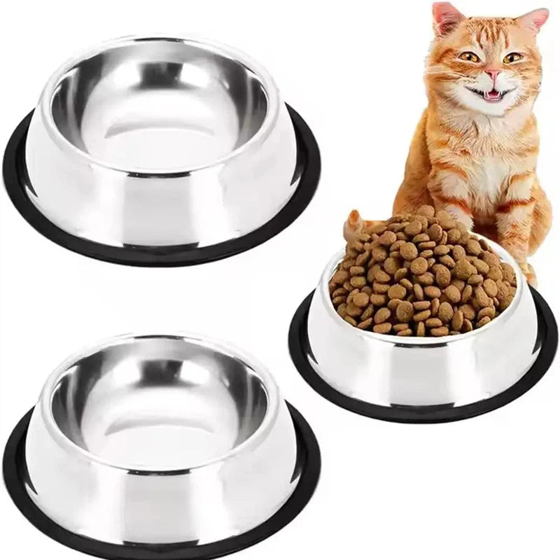 Anti-Skid Stainless Steel Dog Bowl - Spill-Proof Feeder AliExpress