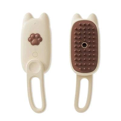 3-in-1 Steamy Pet Brush for Cleaning, Grooming & Massage - Poochi Paws