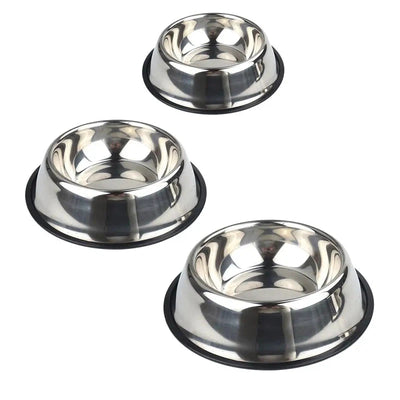 Anti-Skid Stainless Steel Dog Bowl - Spill-Proof Feeder AliExpress