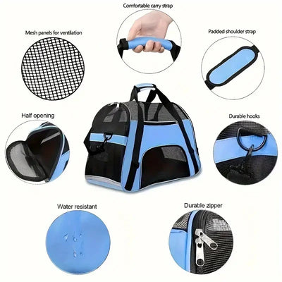 Portable Breathable Pet Travel Carrier Bag - For Dogs & Cats AliExpress