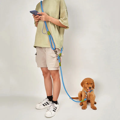 Reflective Nylon Dog Leash for Safe Hands-Free Walking AliExpress