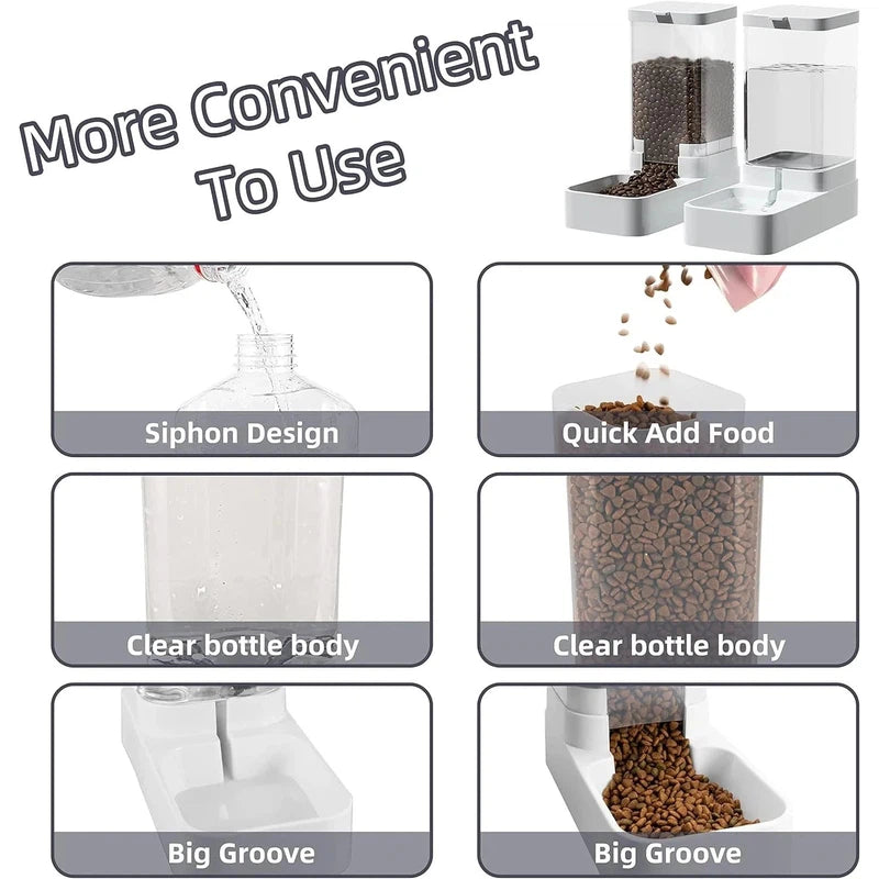 Automatic Dog & Cat Feeder with Water Dispenser AliExpress