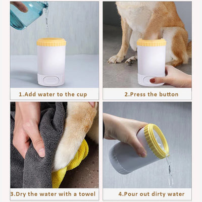Easy Clean Dog Paw Washer with Soft Silicone Bristles AliExpress