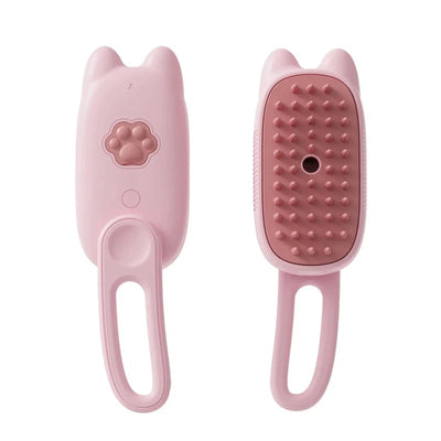 3-in-1 Steamy Pet Brush for Cleaning, Grooming & Massage - Poochi Paws