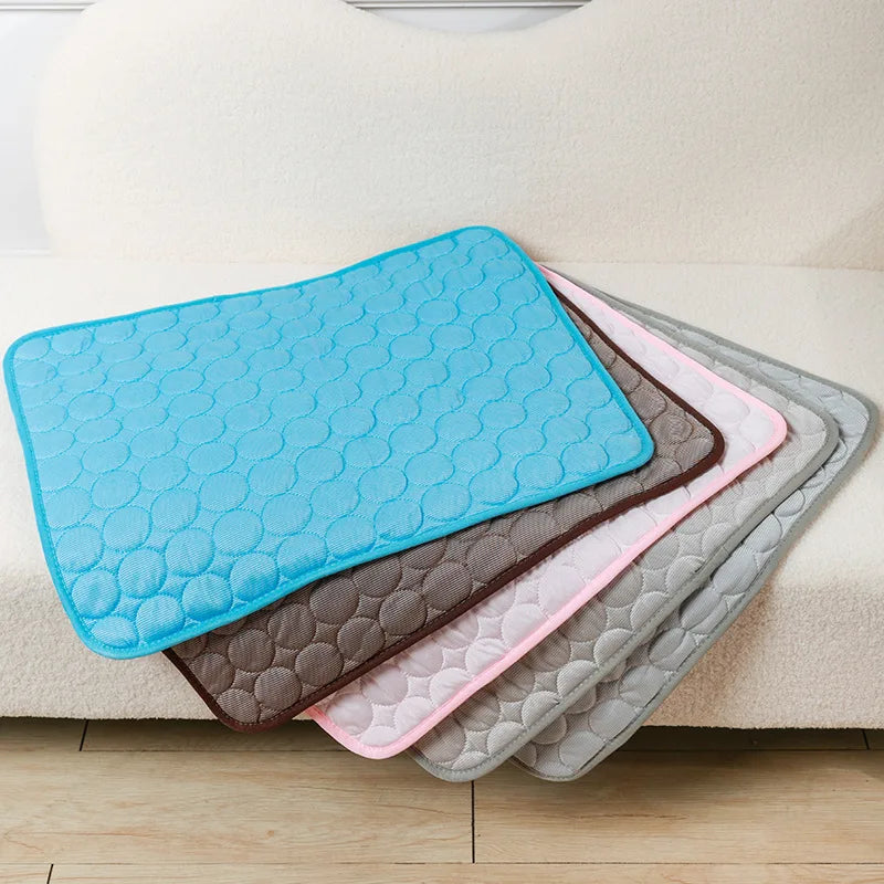 Cool Ice Silk Dog Mat – Summer Comfort Bed for Pets AliExpress