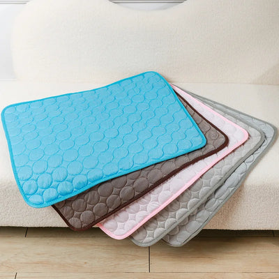 Cool Ice Silk Dog Mat – Summer Comfort Bed for Pets AliExpress