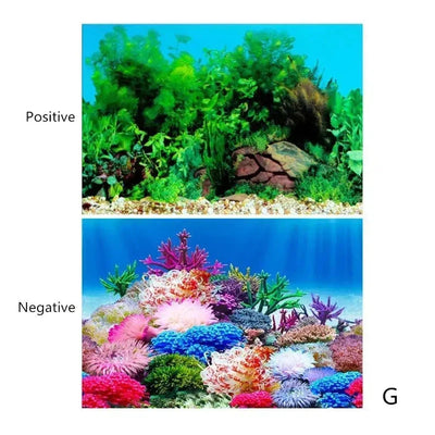 3D Ocean Plant Aquarium Background Poster - Poochi Paws