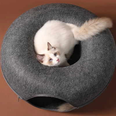 Donut Cat Bed & Tunnel Interactive Playhouse AliExpress