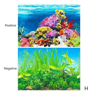 3D Ocean Plant Aquarium Background Poster - Poochi Paws