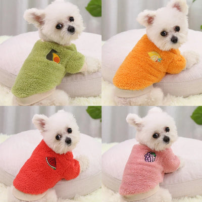 Cute Fruit Pattern Winter Vest for Small Dogs AliExpress