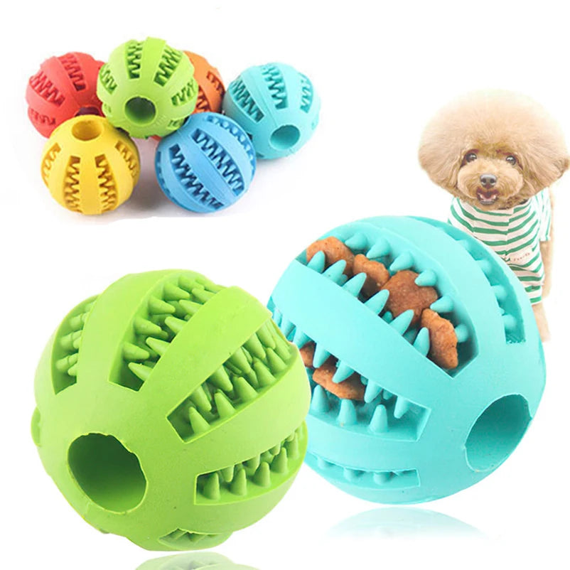 Durable Rubber Interactive Chew Ball for Dogs and Cats AliExpress
