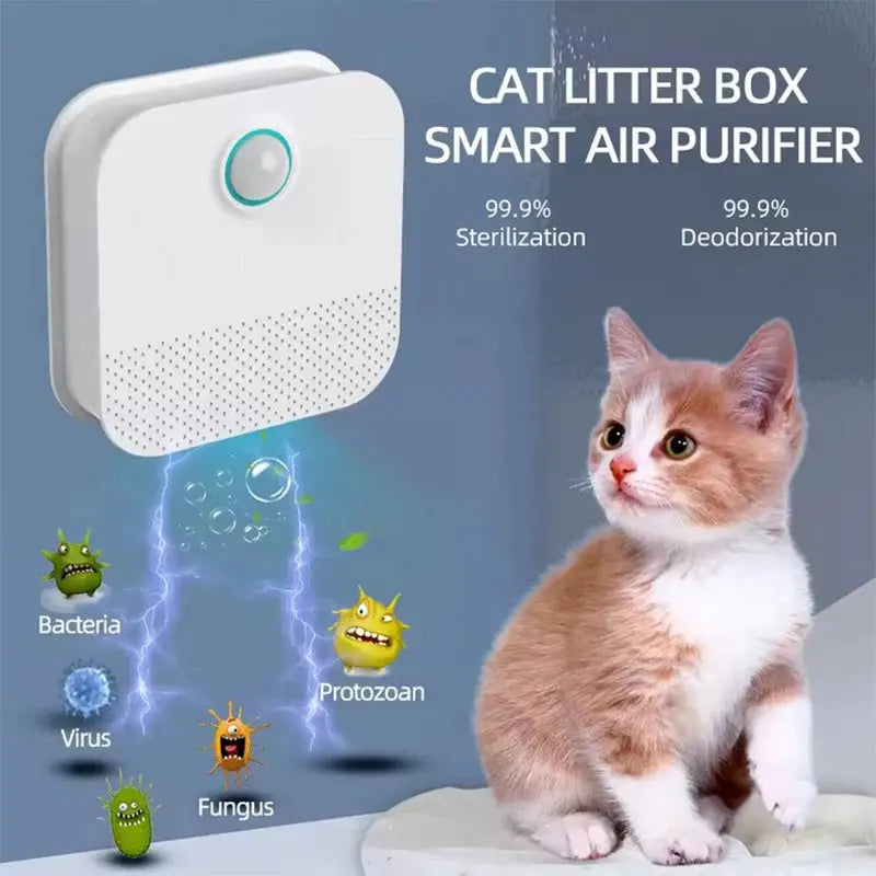 Smart Odor Purifier for Cat Litter Boxes – Poochi Paws