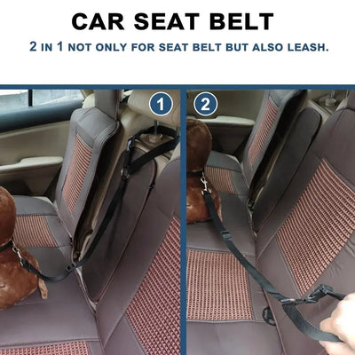 Two-in-One Pet Car Seatbelt Alidrop