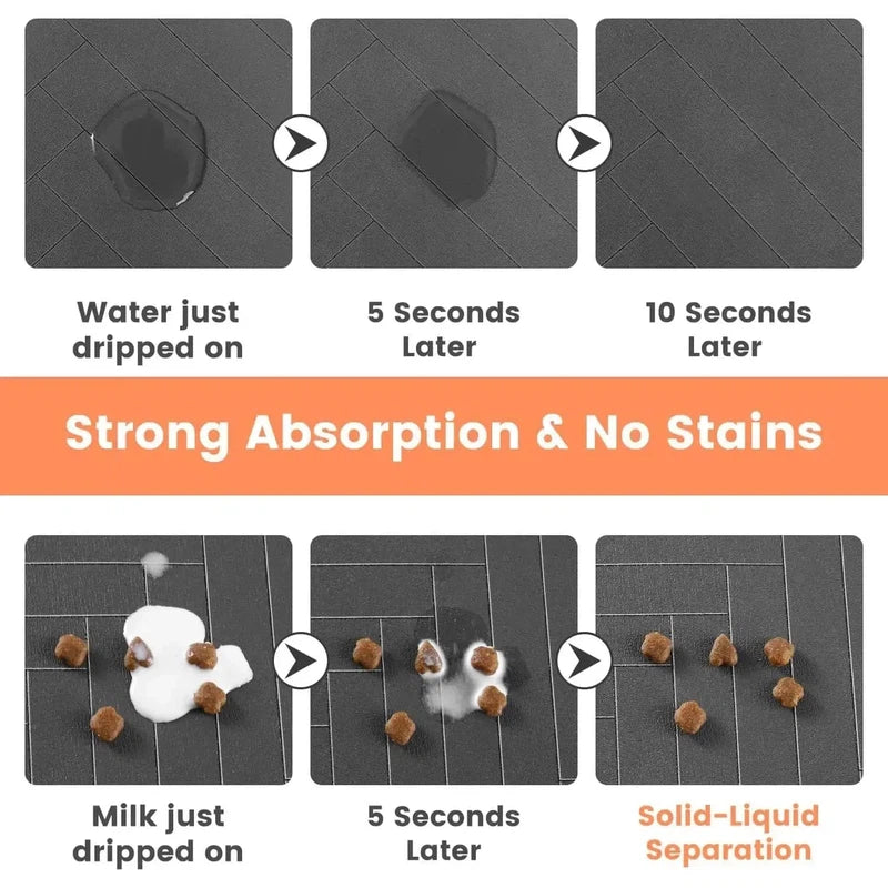 Absorbent Pet Feeding Mat - Poochi Paws