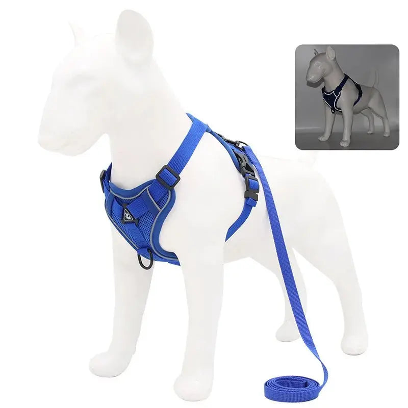 Adjustable Dog Harness Leash Set - Poochi Paws