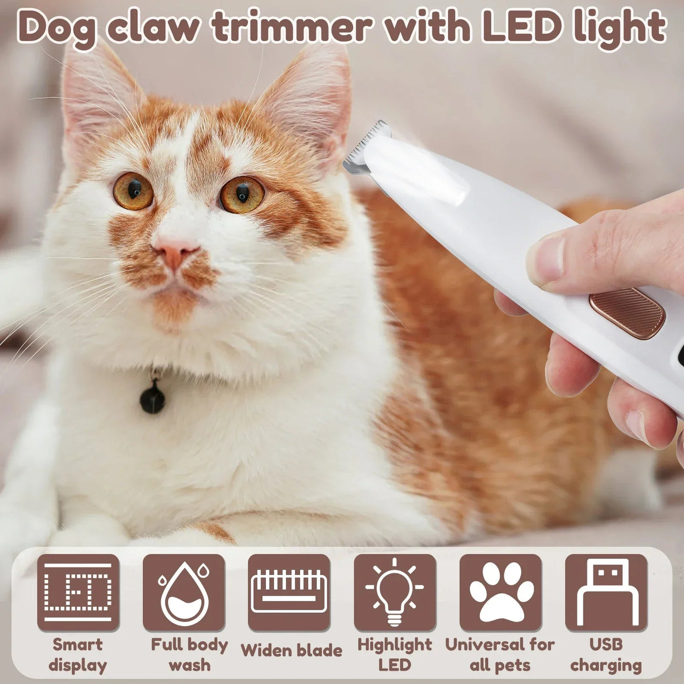 LED Pet Paw Trimmer Alidrop