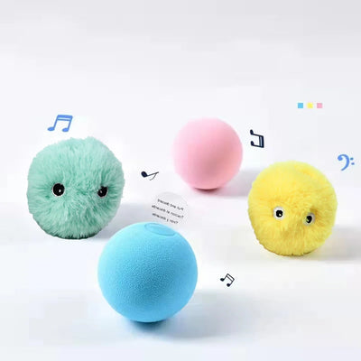 Interactive Catnip Squeak Ball Alidrop