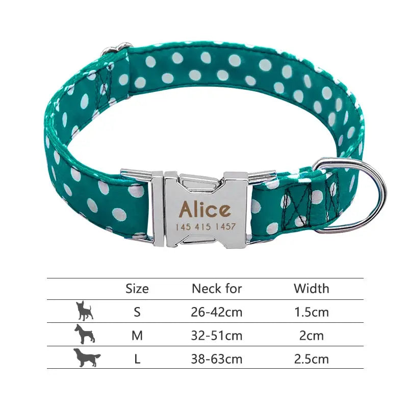 Personalized Reflective Dog Collar - Poochi Paws