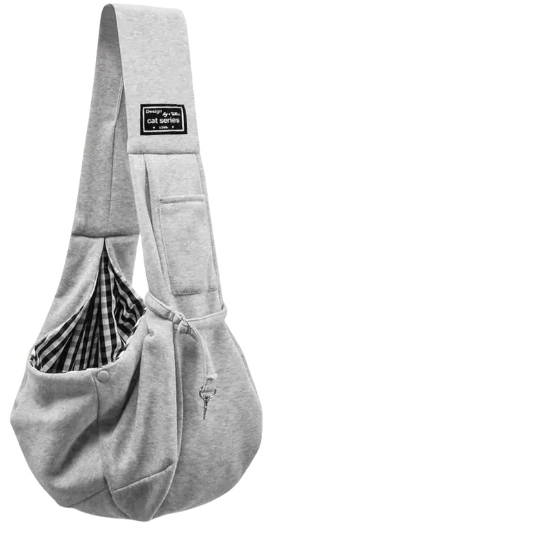 Cozy Cotton Pet Sling Bag - Poochi Paws