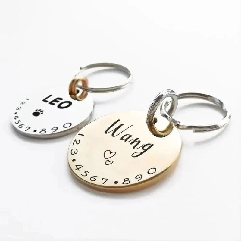 Custom Engraved Pet ID Tag - Poochi Paws
