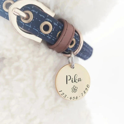 Custom Engraved Pet ID Tag - Poochi Paws